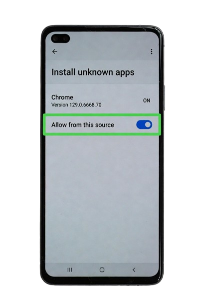 Install from Unknown Sources